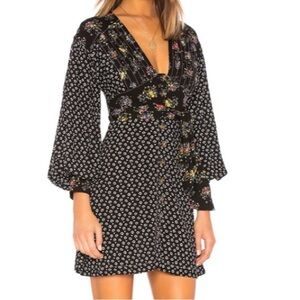 Free People Wonderland Mini Dress in Size Large
